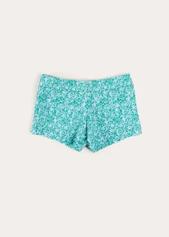 Swimwear | Pepa London Adelaide Floral Swim Shorts in Green (12mths-4yrs)