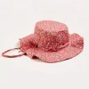 Hair Accessories | Hats | Pepa London Annie Floral Print Beach Hat in Pink (1-8yrs)