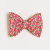 Hair Accessories | Hair Accessories | Pepa London Annie Floral Print Medium Bow Clip in Pink