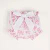 Bloomers & Shorts | Bloomers & Pants | Pepa London Audrey Toile Bow Detail Bloomers in Pink (1mth-2yrs)