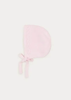 Bonnets & Booties | Knitwear & Cardigans | Pepa London Baby Bonnet In Pink (S-L)
