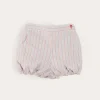 Bloomers, Shorts & Trousers | Bloomers & Pants | Pepa London Beaufort Striped Button Detail Bloomers in Red (3mths-3yrs)