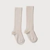 Socks | Socks & Tights | Pepa London Beige Ribbed Knee-High Socks (3mths-10yrs)
