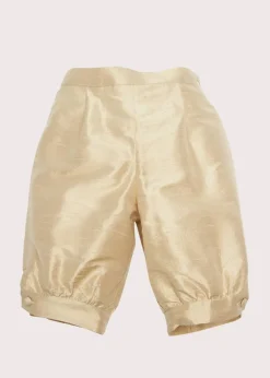 Shorts & Trousers | Shorts & Trousers | Pepa London Beige Silk Pageboy Knickerbockers (12mths-10yrs)