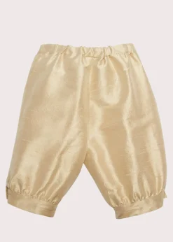 Shorts & Trousers | Shorts & Trousers | Pepa London Beige Silk Pageboy Knickerbockers (12mths-10yrs)