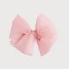 Hair Accessories | Hair Accessories | Pepa London Big Bow Tulle Clip in Dusty Pink