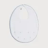 Bibs | Bibs | Pepa London Blue Dotted Cotton Bib