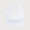 Bibs | Bibs | Pepa London Blue Hand Smocked Bib