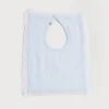 Bibs | Bibs | Pepa London Blue Striped Cotton Bib