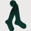Socks & Tights | Socks & Tights | Pepa London Bottle Green Ribbed Tights (0mths-10yrs)