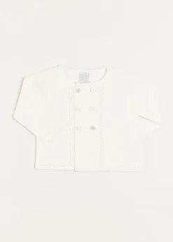 Knitwear & Cardigans | Knitwear & Cardigans | Pepa London Boys Celebration Cardigan in Ivory (12mths-10yrs)