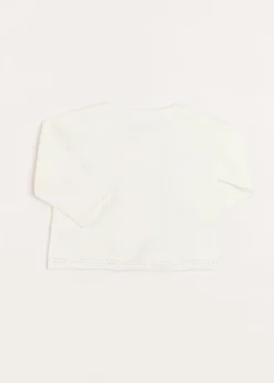 Knitwear & Cardigans | Knitwear & Cardigans | Pepa London Boys Celebration Cardigan in Ivory (12mths-10yrs)