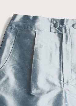 Shorts & Trousers | Shorts & Trousers | Pepa London Boys Celebration Shorts Blue silk (4-10yrs)