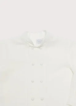 Tops & Shirts | Tops & Shirts | Pepa London Boy's white double-breasted Mandarin collar shirt (12mths-10yrs)