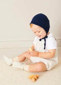 Dungarees & Rompers | Rompers | Pepa London Brompton Stripe Romper in Beige (3mths-2yrs)