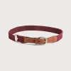 Belts & Braces | Pepa London Burgundy Belt