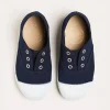 Plimsolls | Plimsolls | Pepa London Canvas Plimsolls in Navy (20-35EU)