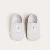 Pram Shoes | Pram Shoes | Pepa London Celebration Lace-up Pram Shoes in White (17-20EU)
