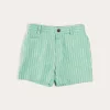 Shorts & Trousers | Pepa London Cheyne Striped Pocket Detail Shorts in Green (4-10yrs)