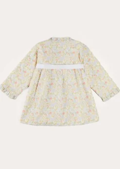 Nightwear | Nightwear | Pepa London Clara Floral Bow Detail Dressing Gown in Green (18mths-10yrs)