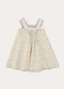 Nightwear | Nightwear | Pepa London Clara Floral Frill Trim Night Dress in Green (18mths-10yrs)