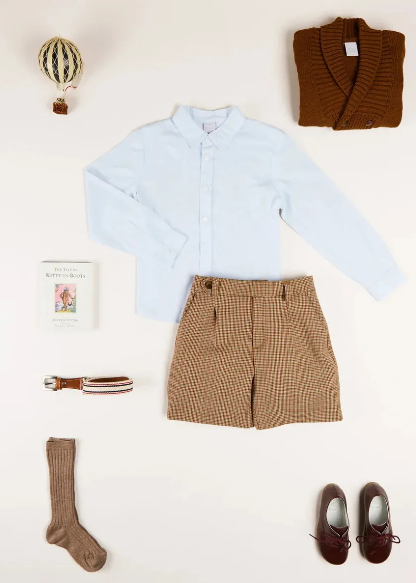 Tops & Shirts | Pepa London Classic Blue Cotton Oxford Shirt (4-10yrs)