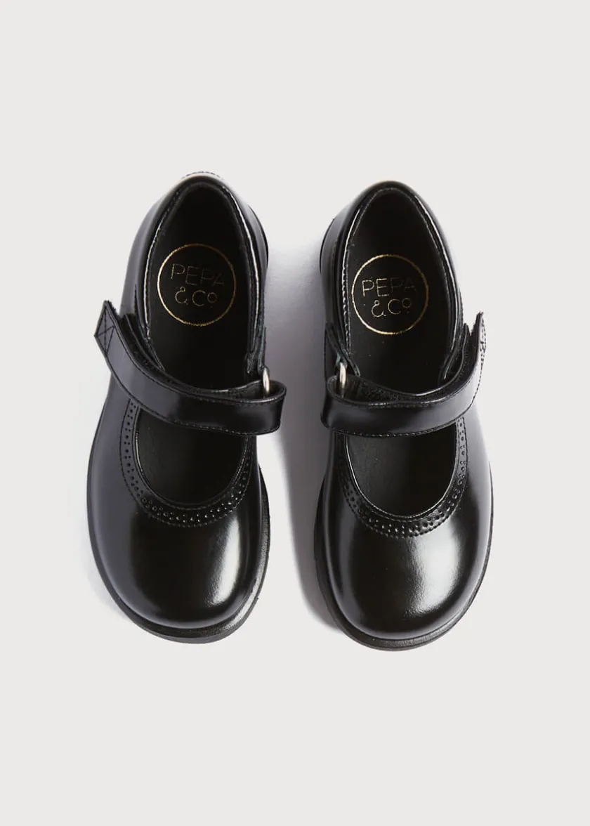Mary Jane Shoes | School Shoes | Pepa London Classic Patent Leather Mary Jane Shoes in Black (25-34EU)