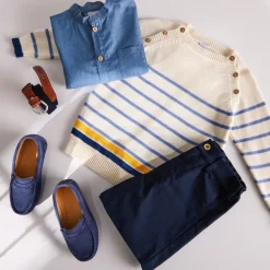 Shorts & Trousers | Pepa London Classic Smart Shorts in Navy (4-10yrs)