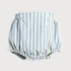Bloomers, Shorts & Trousers | Bloomers & Shorts | Pepa London Classic Striped Bloomer in Sky Blue (3mths-3yrs)