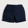 Shorts & Trousers | Bloomers, Shorts & Trousers | Pepa London Classic Turn-up Hem Cotton Shorts in Navy (12mths-4yrs)