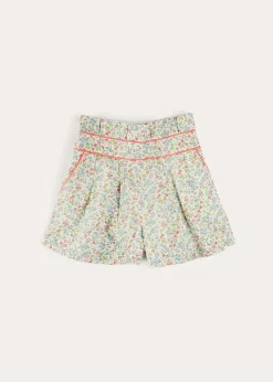 Skirts & Shorts | Pepa London Cordelia Floral Shorts in Pink Made with Liberty Fabric (4-10yrs)