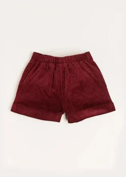 Shorts & Trousers | Bloomers, Shorts & Trousers | Pepa London Corduroy Shorts in Burgundy (18mths-4yrs)
