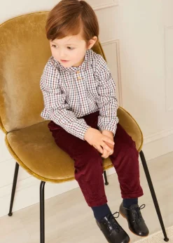 Shorts & Trousers | Bloomers, Shorts & Trousers | Pepa London Corduroy Trousers in Burgundy (18mths-5yrs)