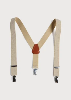 Belts & Braces | Pepa London Cream Braces