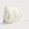 Bonnets & Booties | Bonnets & Booties | Pepa London Cream Lace Christening Bonnet with Frill (3mths-2yrs)
