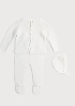Knitwear & Cardigans | Baby Grows | Pepa London Delicate Ivory Lace Cotton Set (1-12mths)