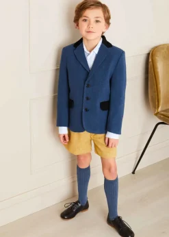 Socks | Socks & Tights | Pepa London Denim Ribbed Knee-High Socks (3mths-10yrs)