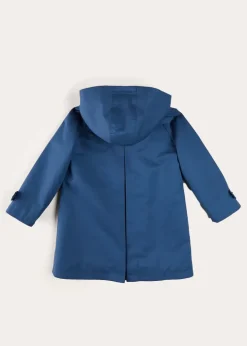 Coats & Jackets | Coats & Jackets | Pepa London Double Breasted Coat With Detachable Hood in Blue (18mths-10yrs)