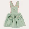 Skirts & Shorts | Pepa London Duck Embroidered Scallop Detail Skirt With Braces in Green (18mths-6yrs)