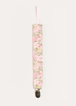 Gifting | First Outfits | Pepa London Eloise Floral Print Clip Dummy in Pink