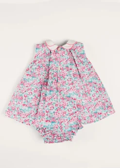 Dresses | Dresses | Pepa London Eloise Floral Sleeveless Dress With Bloomers in Pink (3mths-3yrs)