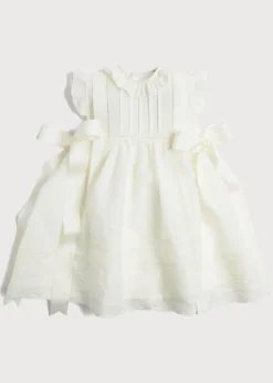 Dresses | Dresses | Pepa London Embroidered Lace Trim Dress in Ivory (6mths-5yrs)