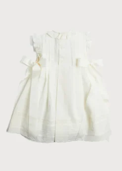 Dresses | Dresses | Pepa London Embroidered Lace Trim Dress in Ivory (6mths-5yrs)