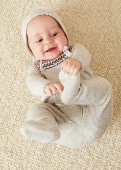 Knitwear & Cardigans | Two-piece Sets | Pepa London Fair Isle Knitted 2 Piece Set In Grey (1-9mths)