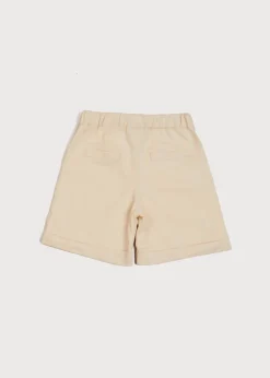 Shorts & Trousers | Bloomers, Shorts & Trousers | Pepa London Faux Pocket Elasticated Waist Shorts in Ivory (12mths-4yrs)