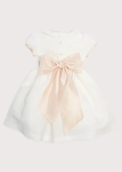Dresses | Dresses | Pepa London Flower Girl Ivory Dress with Pink Silk Sash (6mths-10yrs)