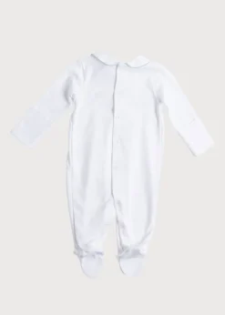 Two-piece Sets | Nightwear | Pepa London Green Hand Smocked Cotton All-in-One (0-18mths)