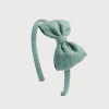 Hair Accessories | Hair Accessories | Pepa London Green Linen Hairband