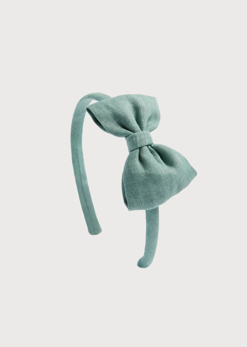 Hair Accessories | Hair Accessories | Pepa London Green Linen Hairband