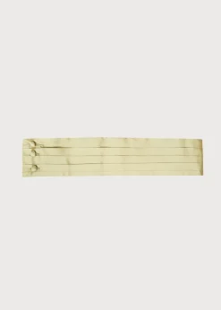 Belts & Braces | Pepa London Green Silk Pageboy Cummerbund
